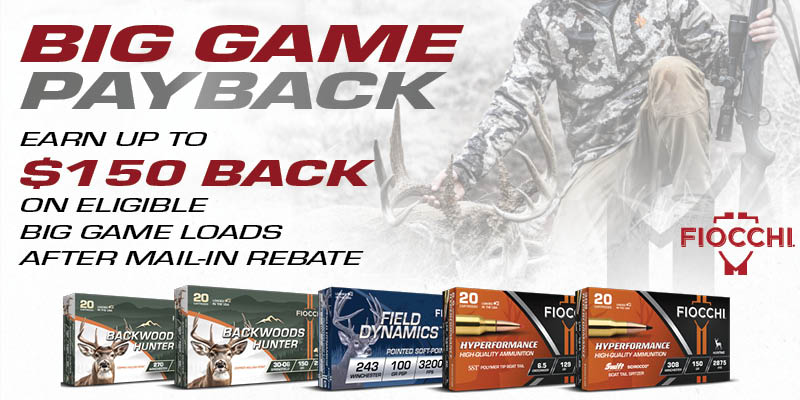 Rebate: Big Game Payback